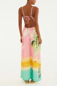 Vestido longo coqueirao Farm