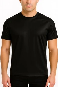 Camiseta Masculina Básica em Malha