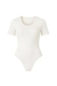 Body feminino manga curta modelador Kwi