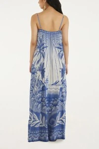 Vestido longo afeto tropical Farm