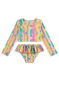 Biquini em malha uv fps+50 sublimada Up Baby