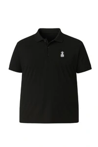 Camisa polo masculina plus size Kwi