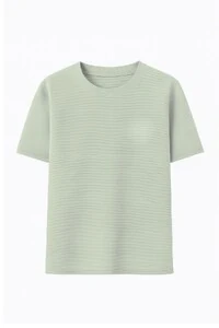 Camiseta Texturizada gola careca Kwi