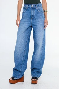 Calça jeans reta cinto Animale Jeans