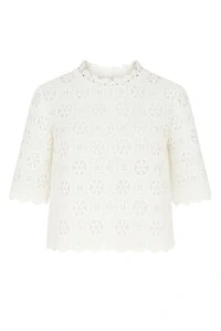 Blusa em renda guipir Kwi