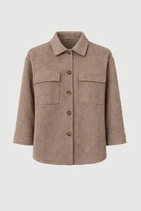 Casaco feminino em lã batida Kwi