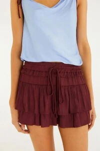 Short saia babados Farm