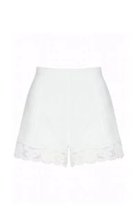 Shorts algodão com renda Kwi