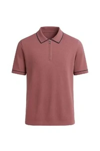 Polo masculina com zíper Kwi
