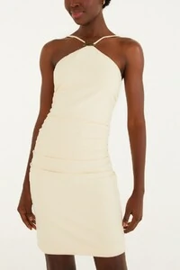 Vestido curto aviamento Farm