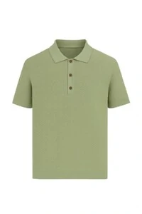 Camisa polo em tricot com botões Kwi