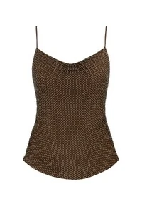 Blusa alça rede brilho Kwi