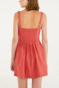 Vestido curto corselet Farm