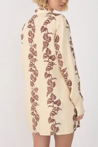 Camisa cambraia estampa inspira Dress to
