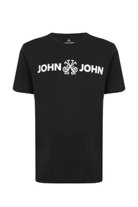 Camiseta Regular Fit Basic Preto John John