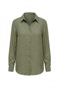 Camisa feminina plus size em viscose Kwi