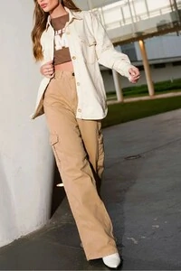 Camisa fem oversize eco Consciência Jeans