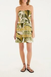 Vestido curto trancoso Farm
