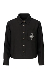 Camisa com bolso feminina Kwi