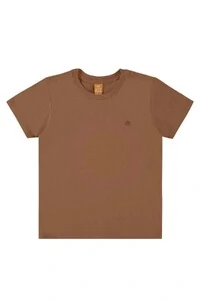 Camiseta manga curta em meia malha Up baby