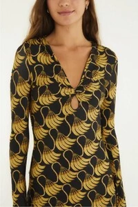 Vestido midi banana tassel mini Farm