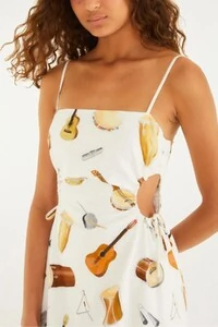 Vestido longo som do rio Farm