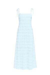 Vestido longo c/ renda Kwi