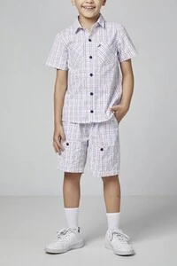 Camisa infantil xadrez Oliver