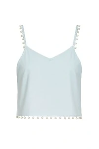 Blusa alcinha com perola Kwi