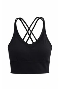 top fitness curto cruzado em poliamida Kwi