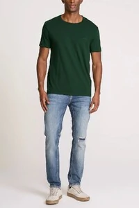 Camiseta Slim Fit John Soft Verde John John