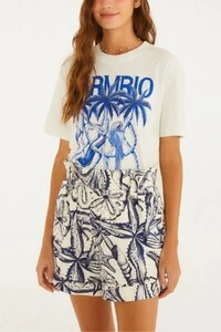 Short sarja desejo do mar Farm