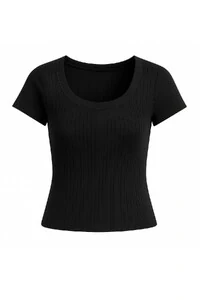 Blusa baby look canelada feminina Kwi