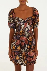 Vestido curto lili Farm