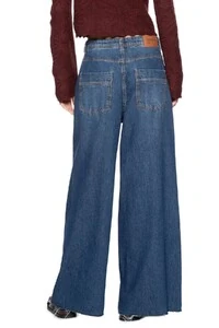 Calça jeans boyfriend dark fenda Dress to