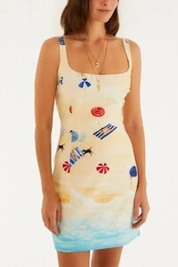 Vestido curto praia do poa Farm