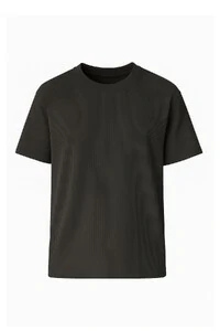 Camiseta Texturizada gola careca Kwi