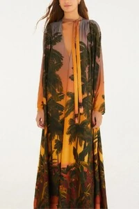 Vestido longo mirante Farm