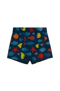 Sunga infantil estampa peixe e estrela do mar Kwi