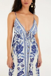 Vestido longo valentina Farm