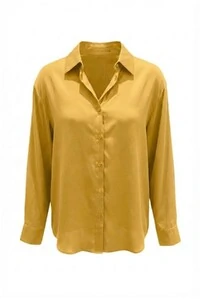 Camisa feminina manga longa em lyocell Kwi