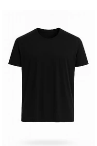 Camiseta masculina básica em malha Kwi