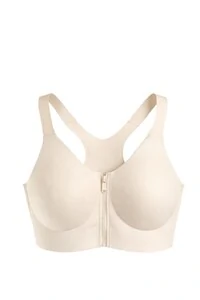 Top fitness zíper em poliamida Kwi