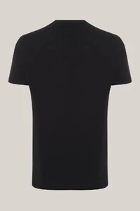 Camiseta slim fit 5 John black John John