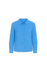 Camisa feminina em revelo floral Kwi