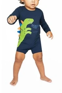 Macaquinho manga longa em malha uv fps+50 Up Baby