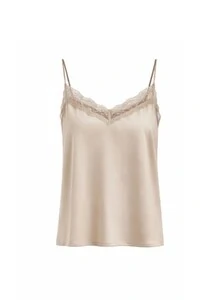 Regata poliamida com renda Kwi