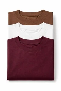 T-shirt feminina em algodão encorpado Kwi