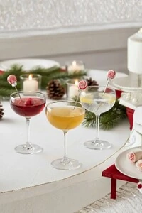 Kit misturador bebida corpo metal detalhe vidro Kwi