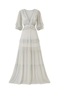 Vestido tule lurex Jo